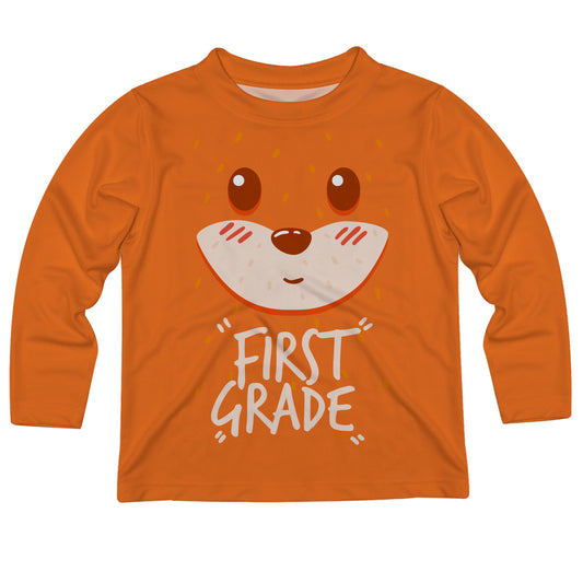Boys orange foxy tee shirt with grade - Wimziy&Co.