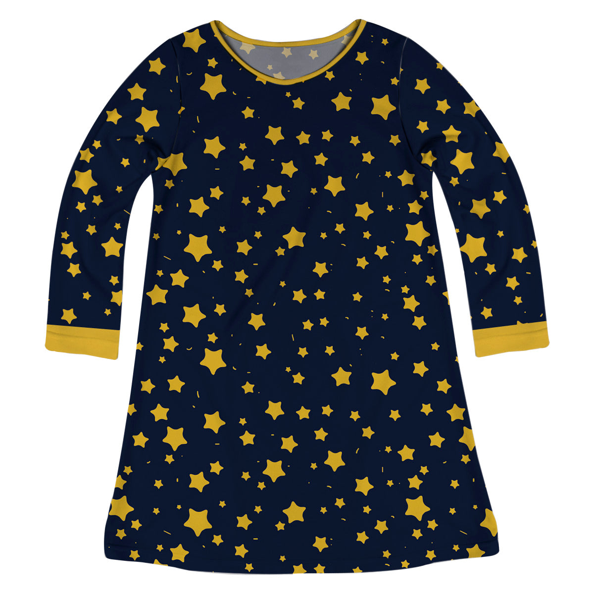 Girls blue stars dress - Wimziy&Co.