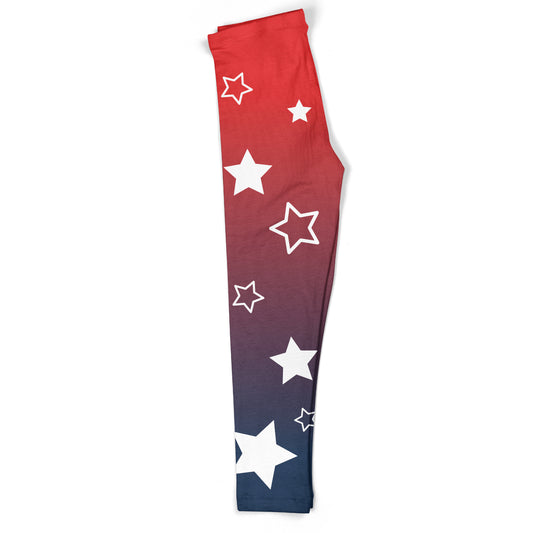 American Red And Navy Degrade Leggings - Wimziy&Co.