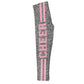 Cheer Pink Stripes Gray Leggings - Wimziy&Co.