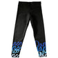Black and blue dance leggings - Wimziy&Co.