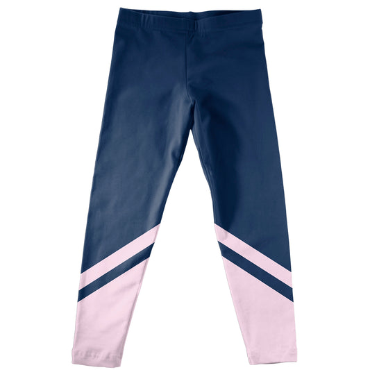 Dance Navy And Pink Leggings - Wimziy&Co.