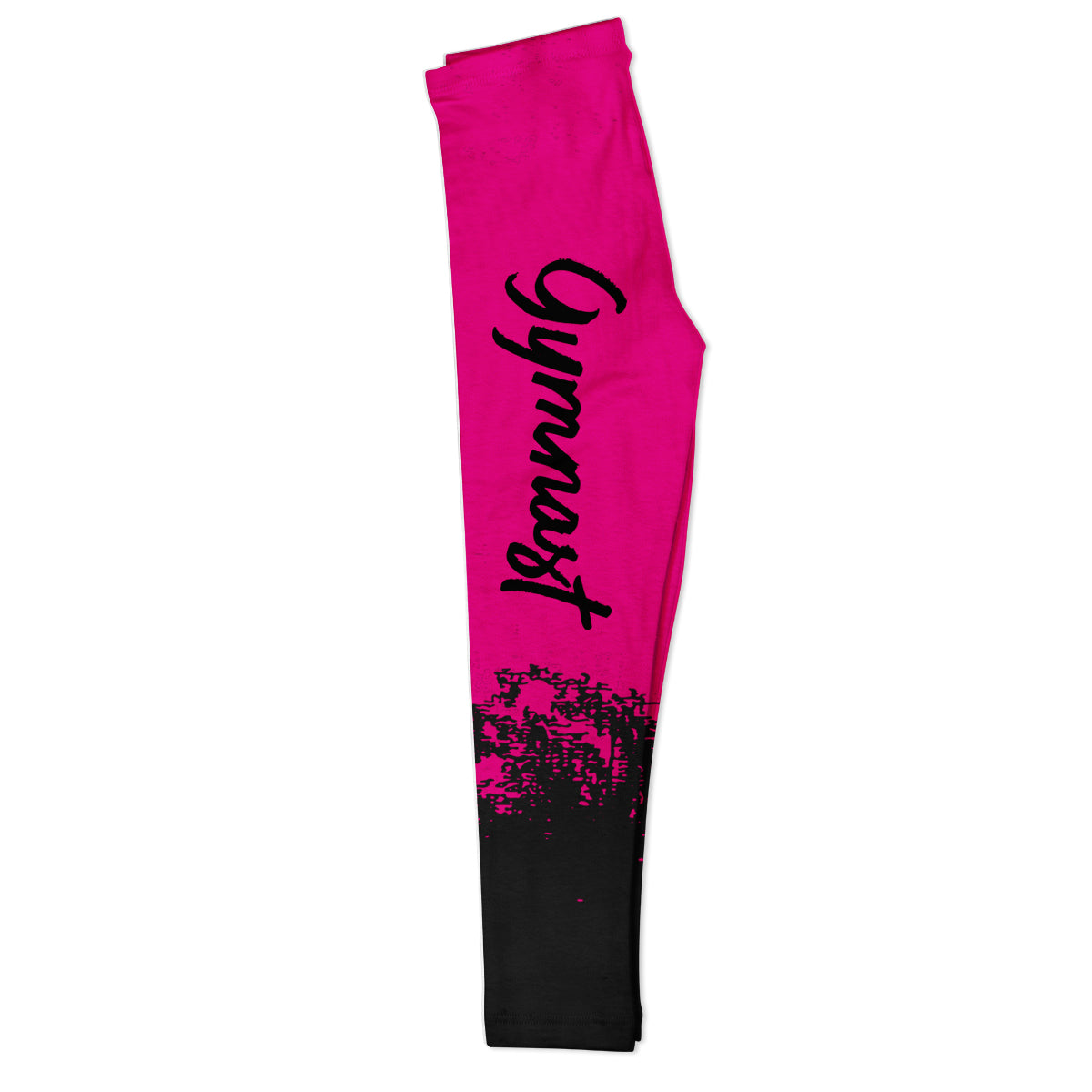 Gymnast Black And Hot Pink Leggings - Wimziy&Co.