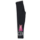 Black and pink horse girls leggings with monogram - Wimziy&Co.