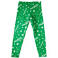 Stars and Name Print Green Leggings - Wimziy&Co.