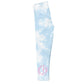 Tie Dye Monogram White And Light Blue Legings - Wimziy&Co.
