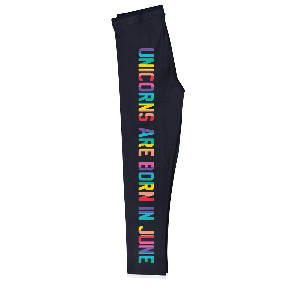 Unicorns are born in your month girls leggings - Wimziy&Co.