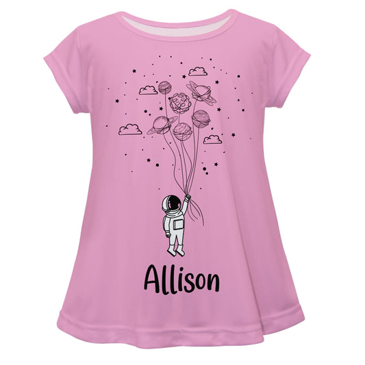 Astronaut Space Name Pink Laurie Top - Wimziy&Co.