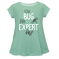 Bug Expert Light Green Short Sleeve Laurie Top - Wimziy&Co.