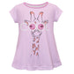 Cool Giraffe Light Pink Short Sleeve Laurie Top - Wimziy&Co.