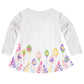 Easter Eggs Name White Long Sleeve Laurie Top - Wimziy&Co.