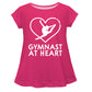 Gymnast At Heart Pink Short Sleeve Laurie Top - Wimziy&Co.