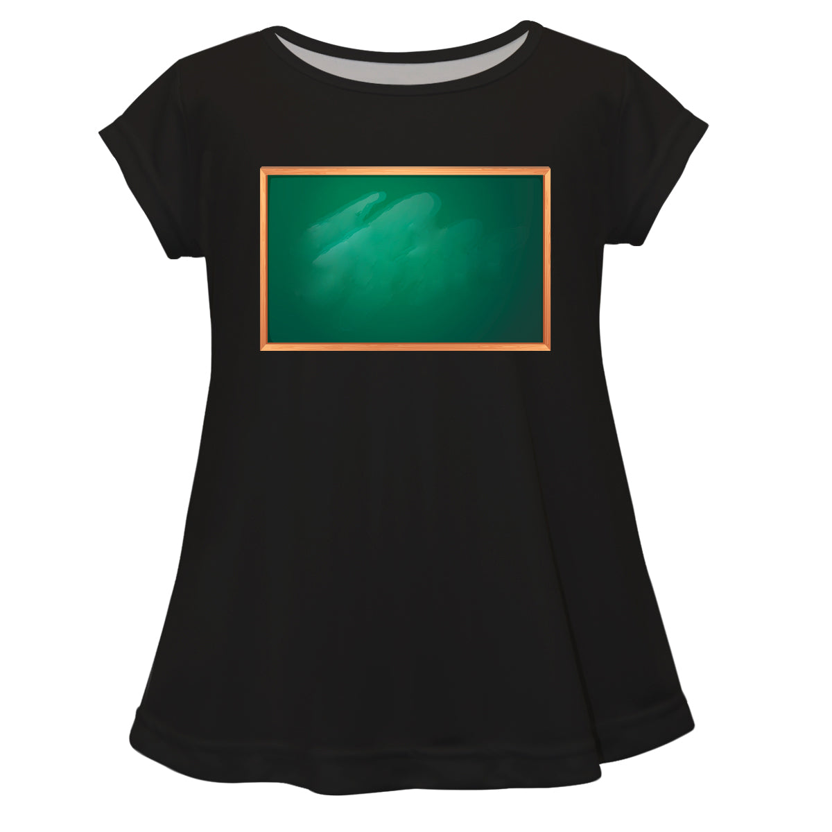 Greenboard Name Black Short Sleeve Laurie Top - Wimziy&Co.