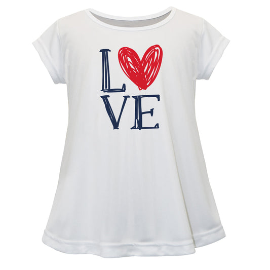 Love White Short Sleeve Laurie Top - Wimziy&Co.