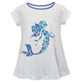 Mermaid Name White Short Sleeve Laurie Top - Wimziy&Co.