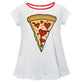 Love Pizza Wite Short Sleeve Laurie Top - Wimziy&Co.