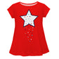 Star Red Short Sleeve Laurie Top - Wimziy&Co.