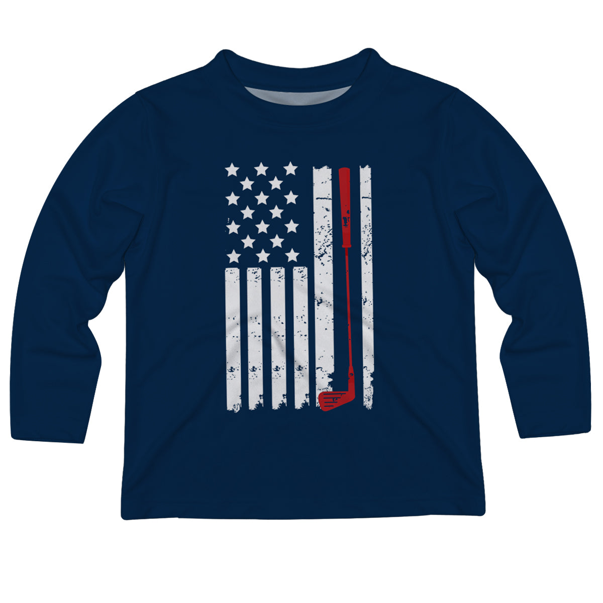 American Golf Navy Long Sleeve Tee Shirt - Wimziy&Co.