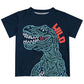 Wild Dinosaur Name Navy Short Sleeve Tee Shirt - Wimziy&Co.