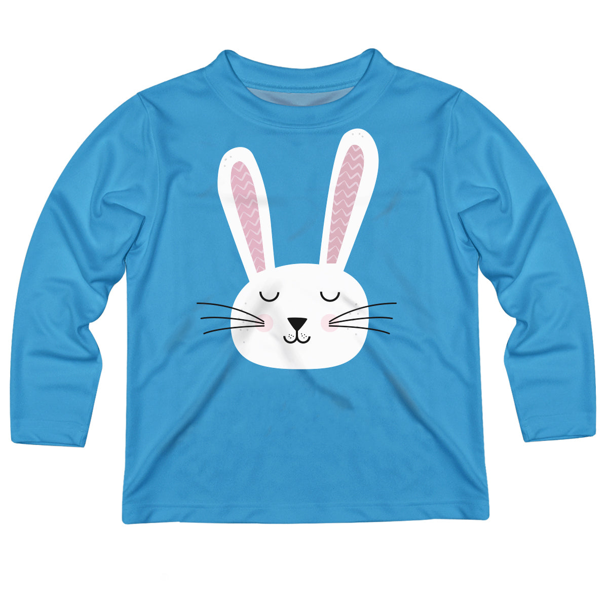 Bunny Name Light Blue Long Sleeve Tee Shirt - Wimziy&Co.