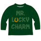 Mr Lucky Charm Green Long Sleeve Tee Shirt - Wimziy&Co.