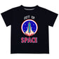 Out Space Black Short Sleeve Tee Shirt - Wimziy&Co.