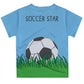 Soccer Name Light Blue Short Sleeve Tee Shirt - Wimziy&Co.