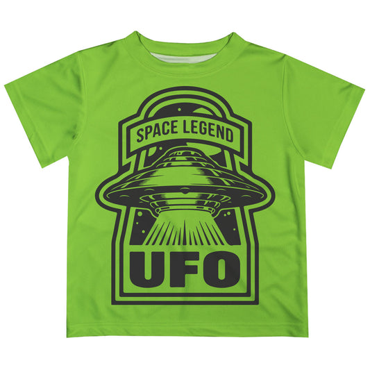 Space Legend UFO Green Short Sleeve Tee Shirt - Wimziy&Co.