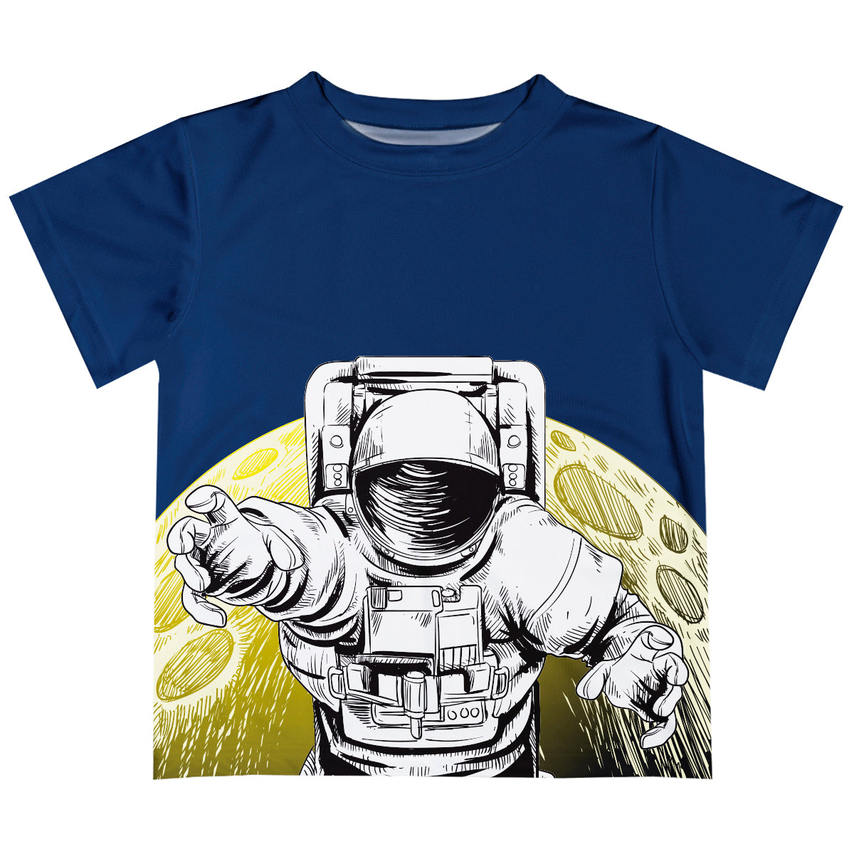 Astronaut Navy Short Sleeve Tee Shirt - Wimziy&Co.