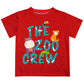 Zoo Crew Red Short Sleeve Sleeve Boys Tee Shirt - Wimziy&Co.