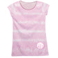 Tie Dye Monogram Pink Short Sleeve Tee Shirt - Wimziy&Co.