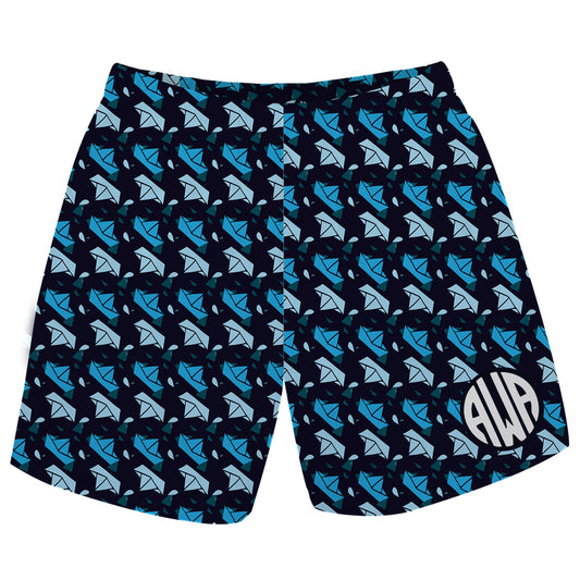 Boat Paper Blue Boys Pull On Short - Wimziy&Co.