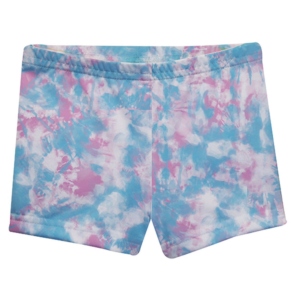 Tie Dye Monogram Turquoise and Pink Shorties - Wimziy&Co.