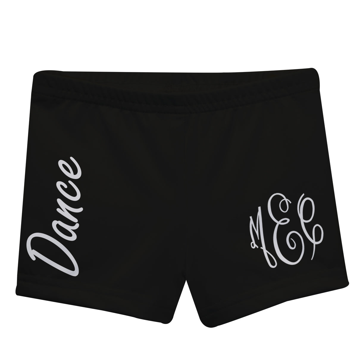 Black dance shorts with monogram - Wimziy&Co.