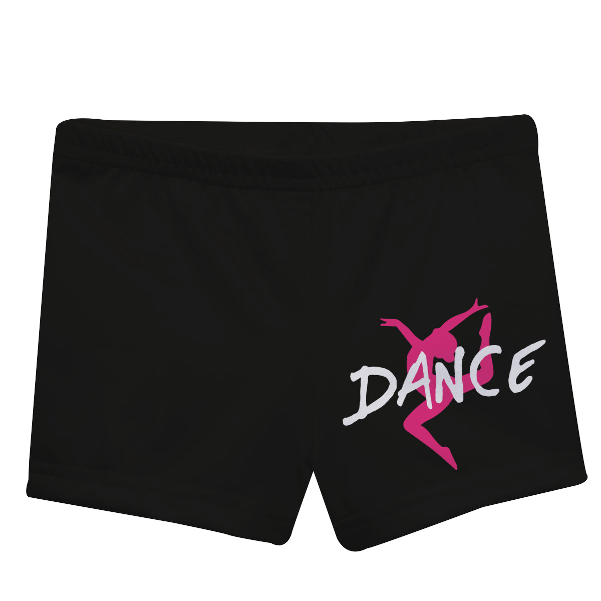 Black and pink dance girls shorts with monogram - Wimziy&Co.