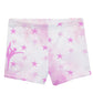 Gymnast Silhouette Monogram White And Pink Degrade Shorties - Wimziy&Co.
