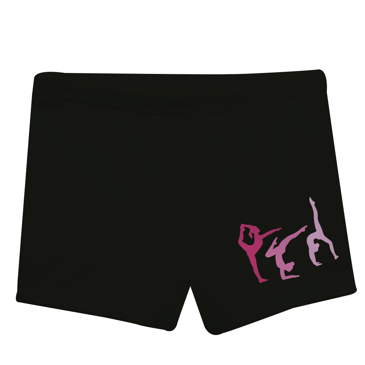 Black and pink gymnast shorts - Wimziy&Co.