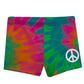 Love Peace Name Tie Dye Colors Shorties - Wimziy&Co.