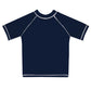 Monogram Navy Short Sleeve Rash Guard - Wimziy&Co.