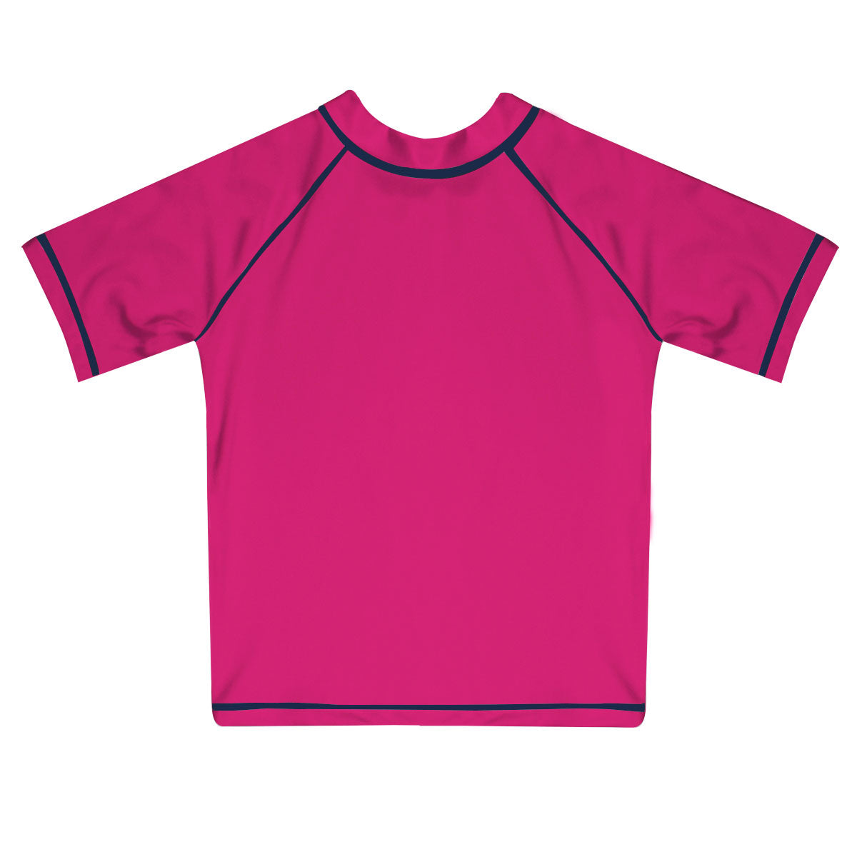 Monogram Hot Pink Short Sleeve Rash Guard - Wimziy&Co.
