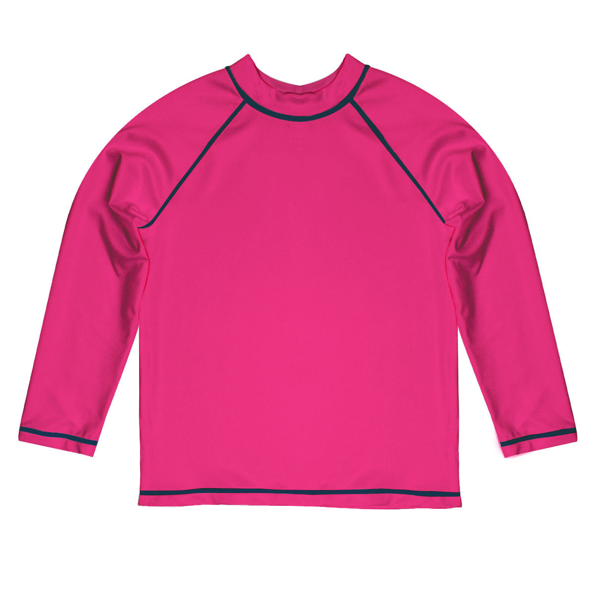 Monogram Hot Pink Long Sleeve Rash Guard - Wimziy&Co.