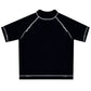 Monogram Black Short Sleeve Rash Guard - Wimziy&Co.