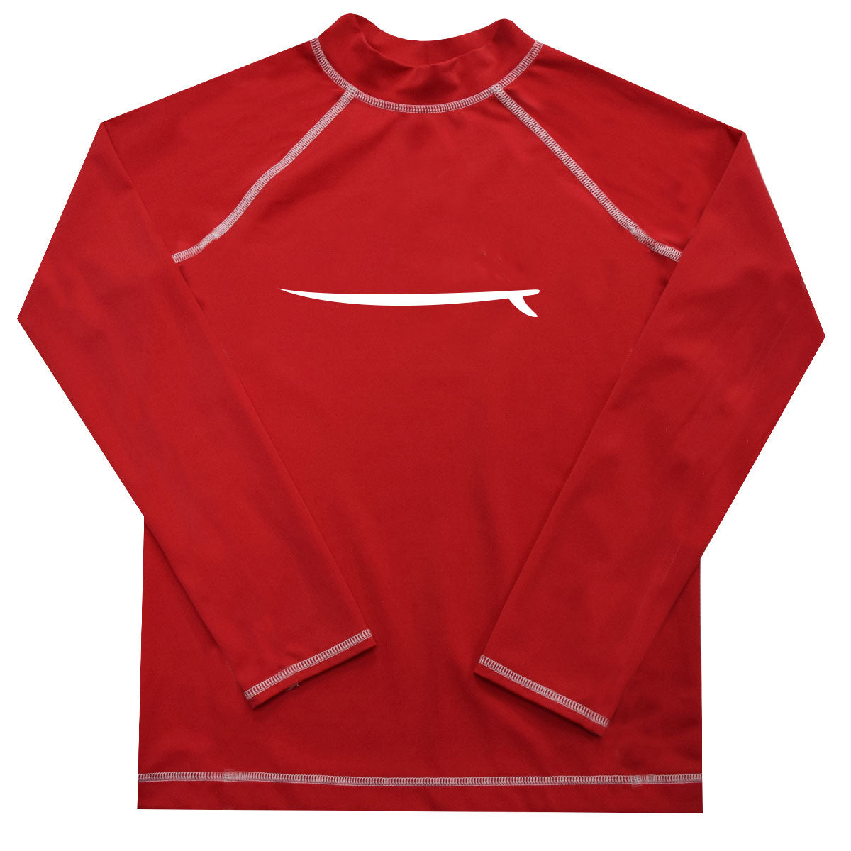 Surf Table Name Red Long Sleeve Rash Guard - Wimziy&Co.