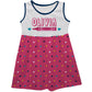 Crayon Name Polka Dots White And Pink Tank Dress - Wimziy&Co.