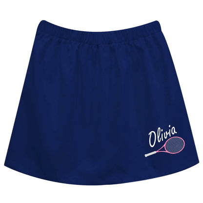 Tennis Racquets Name Navy Skirt - Wimziy&Co.