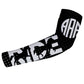 Black equestrian arm sleeve with monogram - Wimziy&Co.