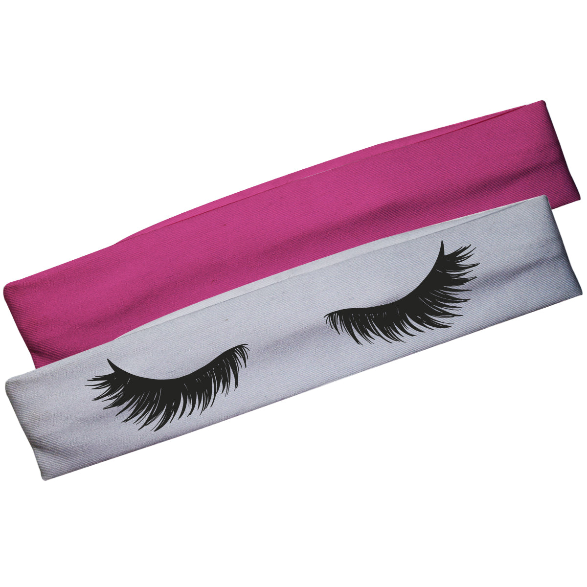 Eyelash White and Hot Pink Headband Set - Wimziy&Co.