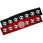 Soccer Ball Monogram Black and Red Headband Set - Wimziy&Co.