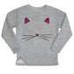 Cat Name Gray Fleece Sweatshirt With Side Vents - Wimziy&Co.