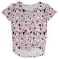 Dogs Print Light Pink Knot Top - Wimziy&Co.